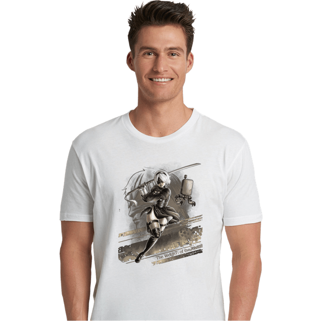 Shirts Premium Shirts, Unisex / Small / White The Weight Of The World
