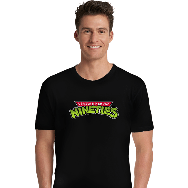 Secret_Shirts Premium Shirts, Unisex / Small / Black Grew Up In The Nineties