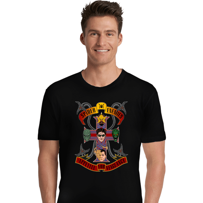Daily_Deal_Shirts Premium Shirts, Unisex / Small / Black Spider Enemies