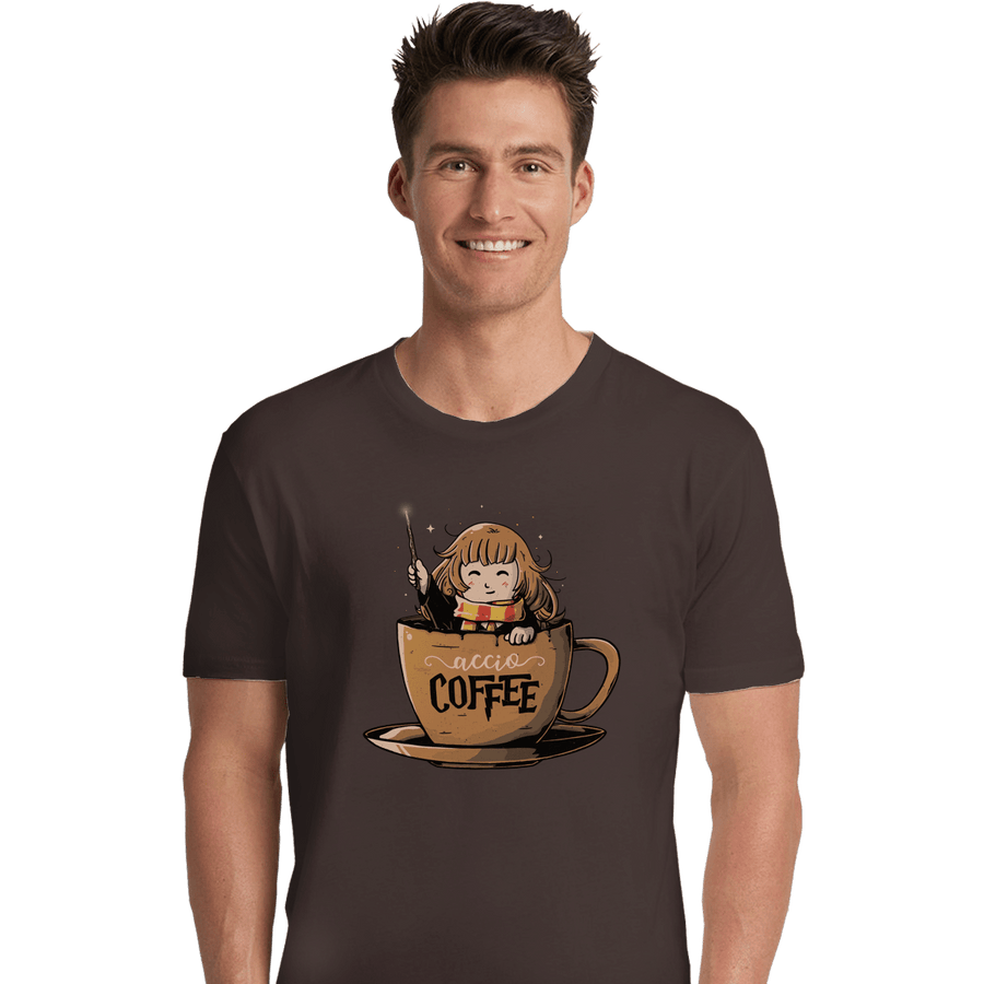 Shirts Premium Shirts, Unisex / Small / Dark Chocolate Accio Coffee