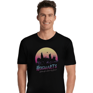 Shirts Premium Shirts, Unisex / Small / Black Old School Of Magic