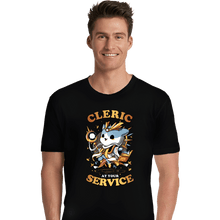 Load image into Gallery viewer, Daily_Deal_Shirts Premium Shirts, Unisex / Small / Black Cleric At Your Service
