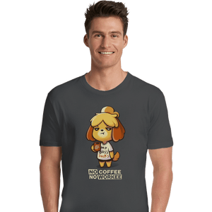 Shirts Premium Shirts, Unisex / Small / Charcoal Isabelle Coffee