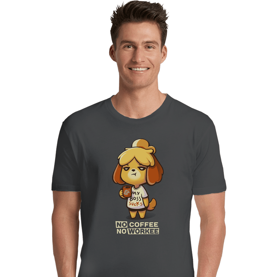 Shirts Premium Shirts, Unisex / Small / Charcoal Isabelle Coffee