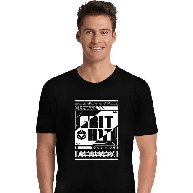 Shirts Premium Shirts, Unisex / Small / Black Cyberpunk Critical Hit