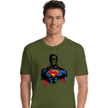 Load image into Gallery viewer, Shirts Premium Shirts, Unisex / Small / Military Green Return Of Kryptonian
