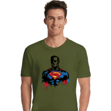 Load image into Gallery viewer, Shirts Premium Shirts, Unisex / Small / Military Green Return Of Kryptonian
