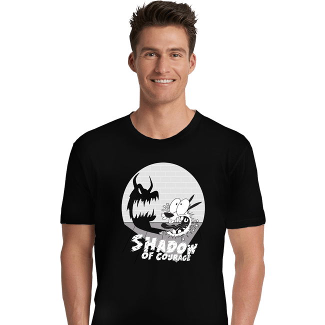 Shirts Premium Shirts, Unisex / Small / Black The Shadow of Courage