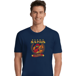 Shirts Premium Shirts, Unisex / Small / Navy Elect Samus - The Prime Candidate