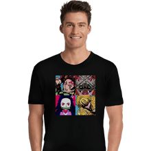 Load image into Gallery viewer, Shirts Premium Shirts, Unisex / Small / Black Kimetsu No Warhol
