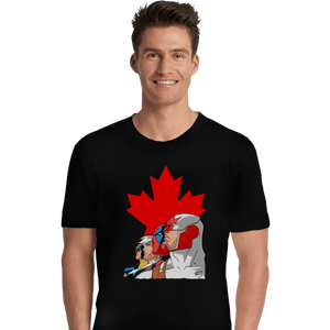 Shirts Premium Shirts, Unisex / Small / Black Captain Canuck And Team Canada