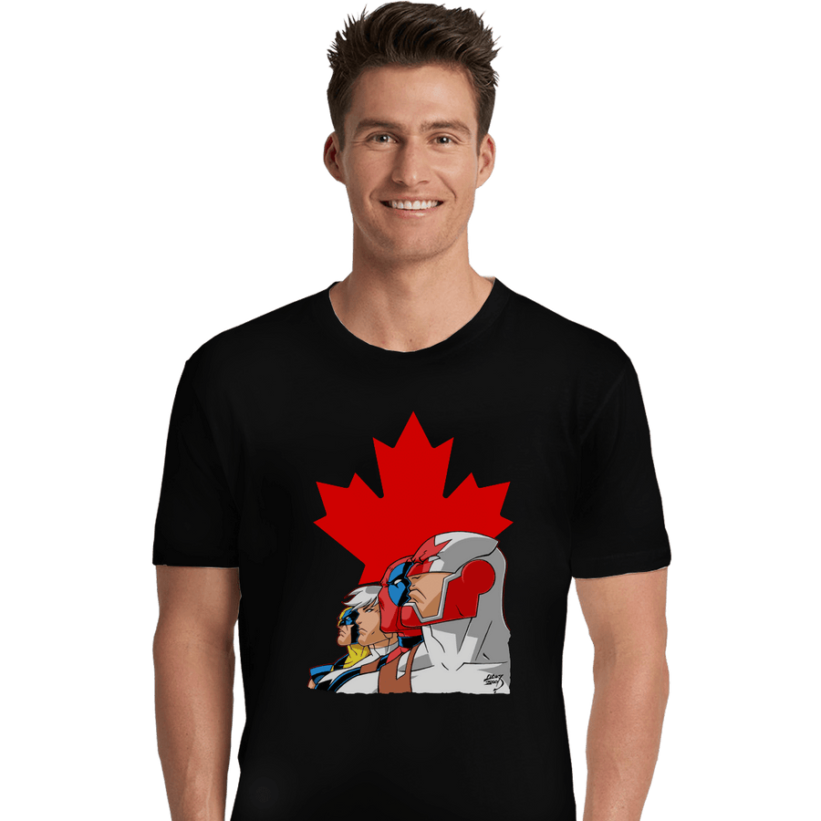 Shirts Premium Shirts, Unisex / Small / Black Captain Canuck And Team Canada