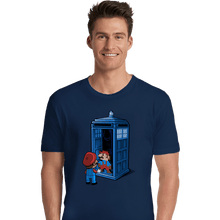 Load image into Gallery viewer, Shirts Premium Shirts, Unisex / Small / Navy Back To 8 Bits
