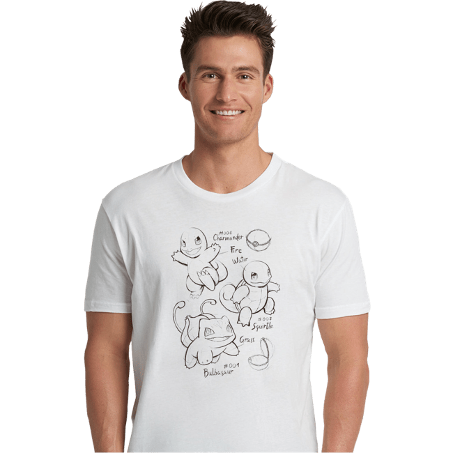 Shirts Premium Shirts, Unisex / Small / White Childhood Sketch