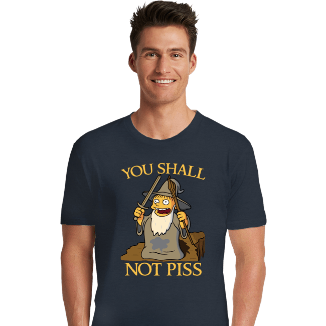 Shirts Premium Shirts, Unisex / Small / Dark Heather You Shall Not Piss