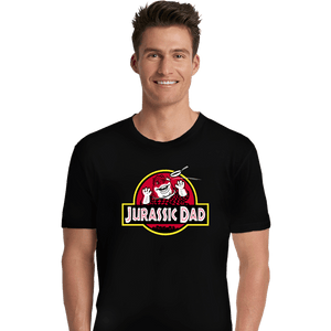 Daily_Deal_Shirts Premium Shirts, Unisex / Small / Black Jurassic Dad!