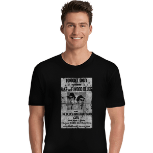 Shirts Premium Shirts, Unisex / Small / Black Blues Brothers Gig Poster