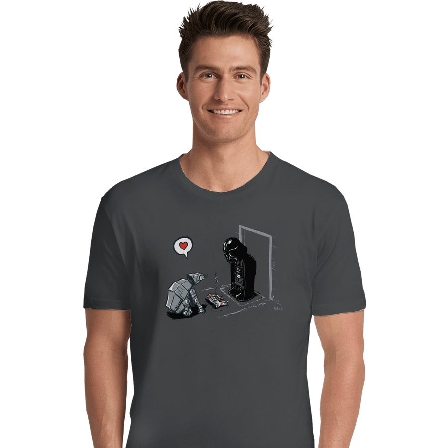 Shirts Premium Shirts, Unisex / Small / Charcoal Cat-At's New Gift