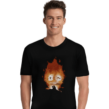 Load image into Gallery viewer, Shirts Premium Shirts, Unisex / Small / Black Midnight Calcifer
