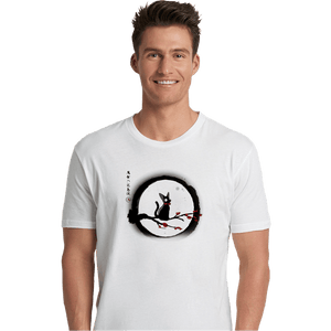 Shirts Premium Shirts, Unisex / Small / White Jiji Under The Moon