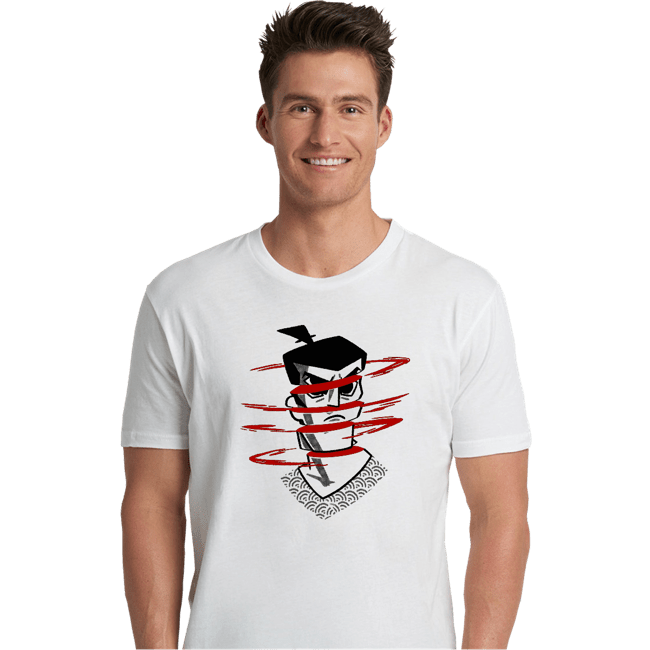 Shirts Premium Shirts, Unisex / Small / White Samura Slash