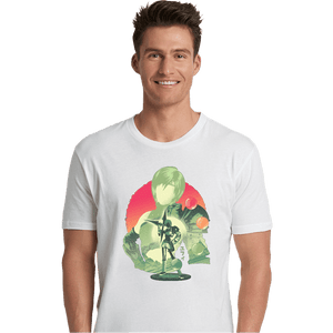 Daily_Deal_Shirts Premium Shirts, Unisex / Small / White Ninja Materia Hunter