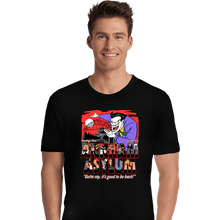 Load image into Gallery viewer, Daily_Deal_Shirts Premium Shirts, Unisex / Small / Black Greetings From The Asylum
