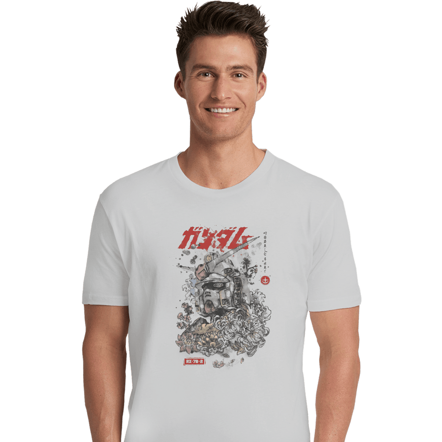 Shirts Premium Shirts, Unisex / Small / White Gundam Ink