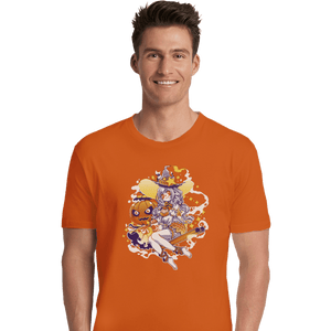 Shirts Premium Shirts, Unisex / Small / Orange Pumpkin Spice Witch