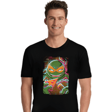 Load image into Gallery viewer, Daily_Deal_Shirts Premium Shirts, Unisex / Small / Black Glitch Michelangelo
