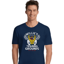 Load image into Gallery viewer, Shirts Premium Shirts, Unisex / Small / Navy Willie&#39;s Training Grounds
