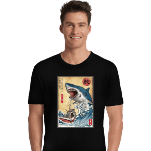 Secret_Shirts Premium Shirts, Unisex / Small / Black Hunting The Shark In Japan