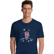 Load image into Gallery viewer, Shirts Premium Shirts, Unisex / Small / Navy Starry Owl
