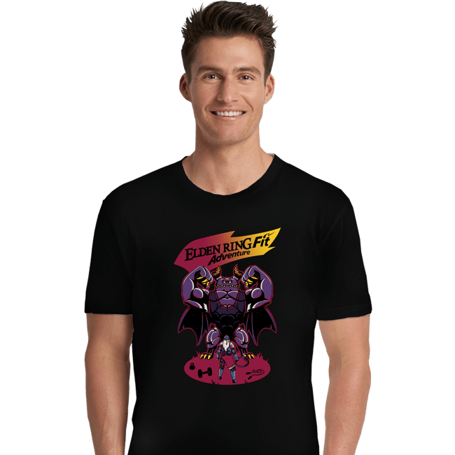 Shirts Premium Shirts, Unisex / Small / Black Git Gud, Git Stronk!