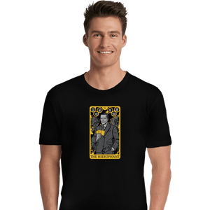 Shirts Premium Shirts, Unisex / Small / Black Tarot The Hierophant