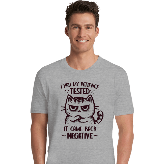 Daily_Deal_Shirts Premium Shirts, Unisex / Small / Sports Grey Patience Tested