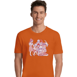 Daily_Deal_Shirts Premium Shirts, Unisex / Small / Orange At The Arcade