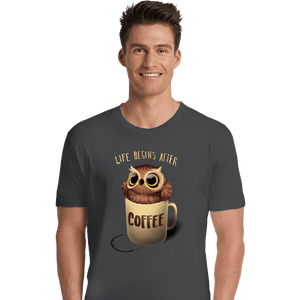 Shirts Premium Shirts, Unisex / Small / Charcoal Night Owl