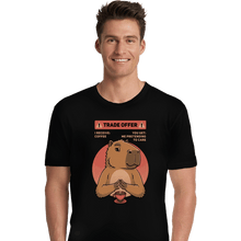 Load image into Gallery viewer, Secret_Shirts Premium Shirts, Unisex / Small / Black Capybara Trade
