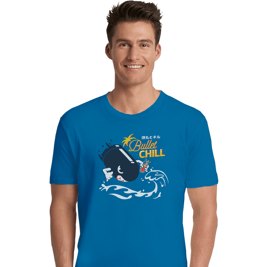 Shirts Premium Shirts, Unisex / Small / Sapphire Bullet Chill Summer