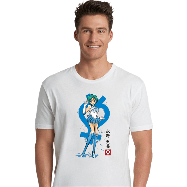 Secret_Shirts Premium Shirts, Unisex / Small / White Mercury Sumi-e