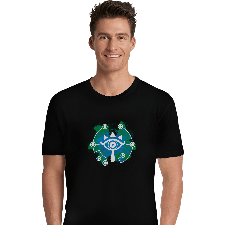 Shirts Premium Shirts, Unisex / Small / Black Open Your Sheikah Eye