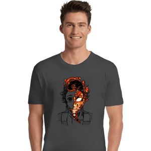 Daily_Deal_Shirts Premium Shirts, Unisex / Small / Charcoal Power God Of Fire