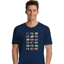 Load image into Gallery viewer, Shirts Premium Shirts, Unisex / Small / Navy Pig Movies
