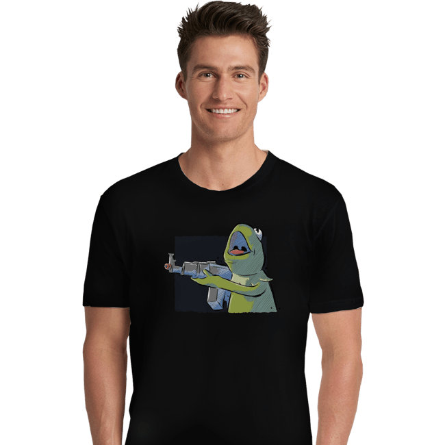 Shirts Premium Shirts, Unisex / Small / Black Frog Gun