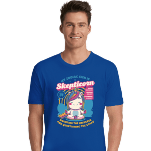 Daily_Deal_Shirts Premium Shirts, Unisex / Small / Royal Blue Scepticorn