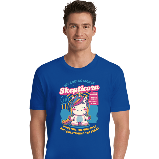 Daily_Deal_Shirts Premium Shirts, Unisex / Small / Royal Blue Scepticorn