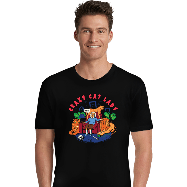 Daily_Deal_Shirts Premium Shirts, Unisex / Small / Black Cat Lady