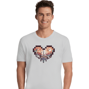 Shirts Premium Shirts, Unisex / Small / White Zelda Heart