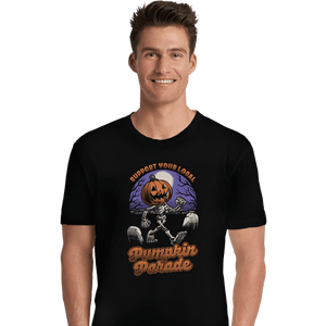 Shirts Premium Shirts, Unisex / Small / Black Halloween Pumpkin Parade